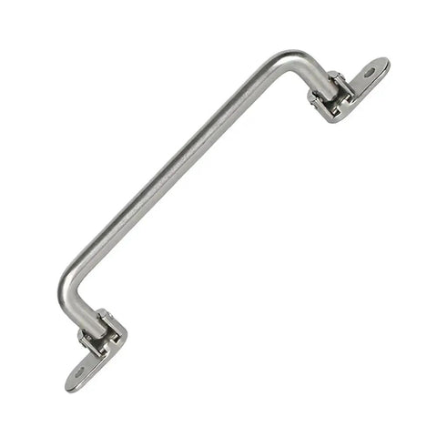 304 Stainless Steel Folding Pull Handle 90 Degree Folding Door Pull Cabinet Drawer Furniture Handle Heavy Duty, 9.4 in length, 218 mm center hole