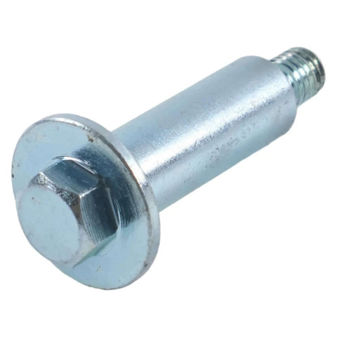 2X Front Wheel Shaft Bolt 90101-VG3-000 Compatible with Honda HRR216 Lawn Mower, stainless steel bolt with hex head, front view