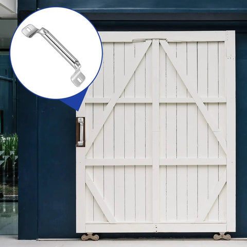 2 Pack Stainless Steel Garage Lift Handles Heavy Duty Door Pull Handles 6.5 Inch Length Ideal For Outdoor Residential Doors Garages