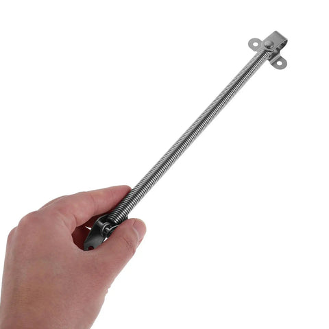 Stainless steel hatch spring support for boat lids, 8.27-inch length with mounting bracket