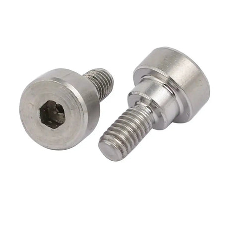 Stainless Steel Hex Socket Shoulder Bolts Set 10 Piece 304 Stainless 6mm Shoulder Diameter 3mm Shoulder Length M4 Thread 7mm Thread Length Fully Threaded Silver Tone Hardware By Uxcell For Machinery And Projects