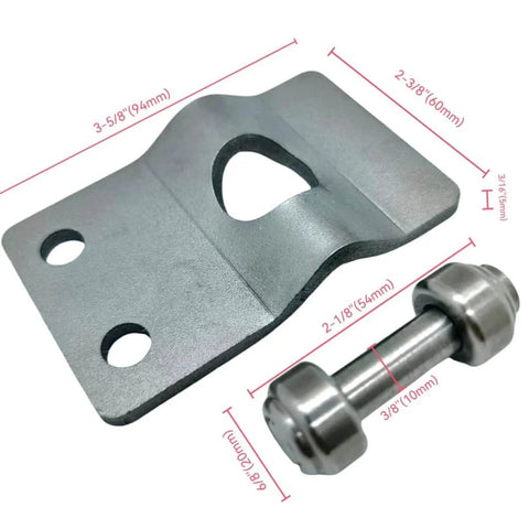 Stainless Steel Bearing Plate And Roller Assembly For K0195 K0196 K0197 K0198 Double Action Hinge Replacement Part with dimensions shown