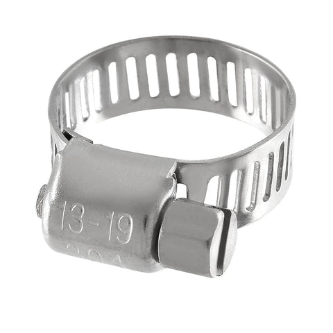 30 Pack Stainless Steel Hose Clamps Adjustable One Half Inch To Three Quarter Inch 304 Stainless Steel Worm Gear Drive