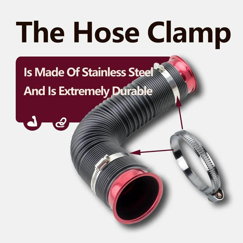 10 Pcs Narrow 9mm Stainless Steel Adjustable Hose Clamp 40 To 60mm HC40 To 60 Pack Durable Rust Resistant With Toothed Design And Smooth Edge