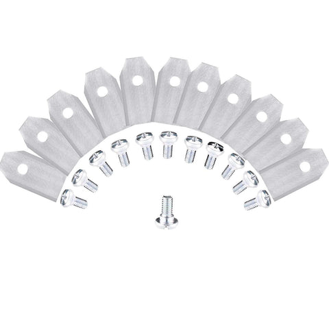 ✝️ Lyreh 36pcs Replacement Blades for Segway Navimow i105N series, stainless steel blades with screws for robotic lawn mower