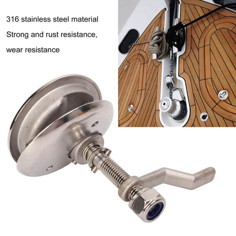 2 Inch Stainless Steel Marine Cam Latch For Boat Hatch Lock Recessed Pull Handle with 316 stainless steel construction