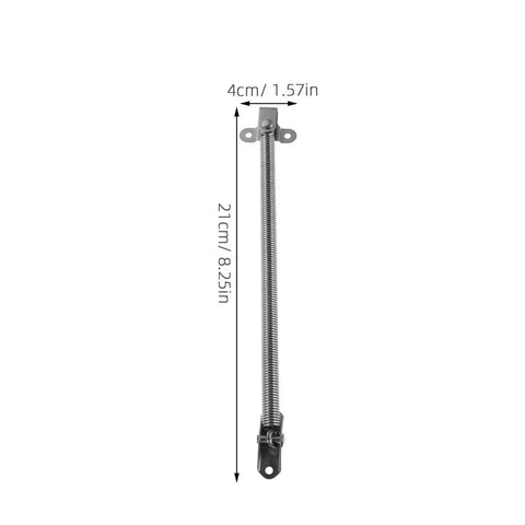 OSOLADY Hatch Spring, stainless steel marine-grade 21 cm long with mounting brackets for flip-up boat doors.