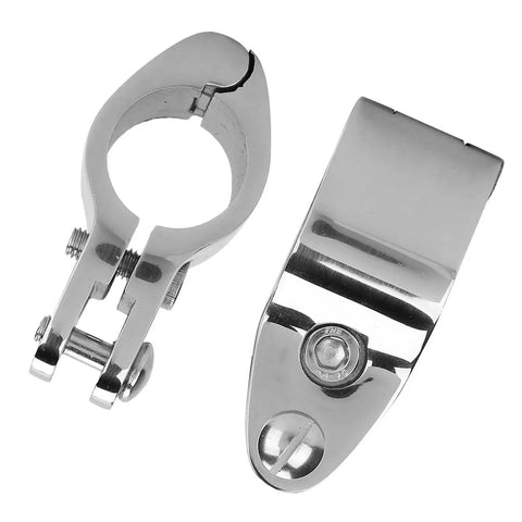 Tomotato 2pc 316 marine-grade stainless steel hinged upper jaw slide hardware for 20mm boat rail