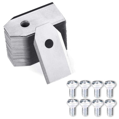 Lyreh 36pcs Replacement Blades for Segway Navimow i105N/i108N/i110N/H500N lawn mower, stainless steel blades with screws