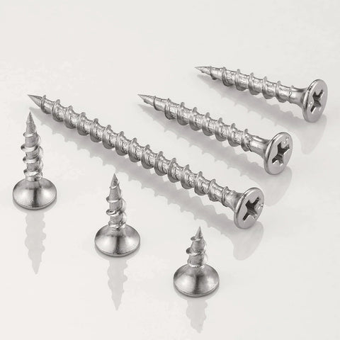 ✝️ Wensilon (420 pcs)#6X3/4 410 Stainless Steel Fastener Drywall Screws-Phillips with coarse Threaded tip, Black, Suitable for Drywall Slate, Wood, etc.(1 pounds)