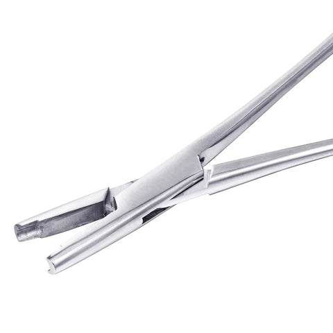 4mm Jaw Piercing Ball Removal Tool Stainless Steel Dermal Anchor Forceps for dermal tops, for safe piercing ball insertion and removal.