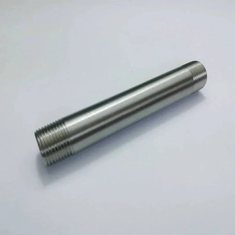 One And One Quarter Inch Male Thread Stainless Steel Pipe Extension Tube Fitting Connector 150mm Length 304 Stainless Steel Pipe Connector