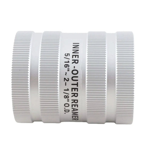 Stainless Steel Pipe Reamer Deburring Tool With Chamfer For Metal Copper Aluminum Conduit And PVC Pipes 5/16 To 2 1/8 Inch OD