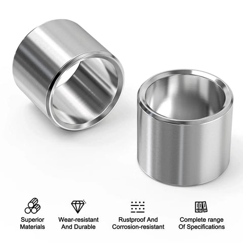 Stainless Steel Reducer Bushing Set For Screws Bolts And Rods 12 Pieces Outer Diameter Three Quarters Inch Inner Diameter Five Eighths Inch