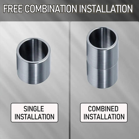 Stainless Steel Reducer Bushings Set Of 10 Three Quarters Of An Inch To Five Eighths Of An Inch Single and Combined Installation