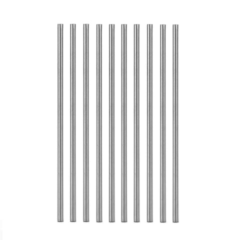 Sturdy 10 Piece 304 Stainless Steel Round Rod Set 100 By 4 Mm For DIY RC Cars Model Making And Pro Grade Precision Machined Hobbies Quality Silver Finish Eowpower