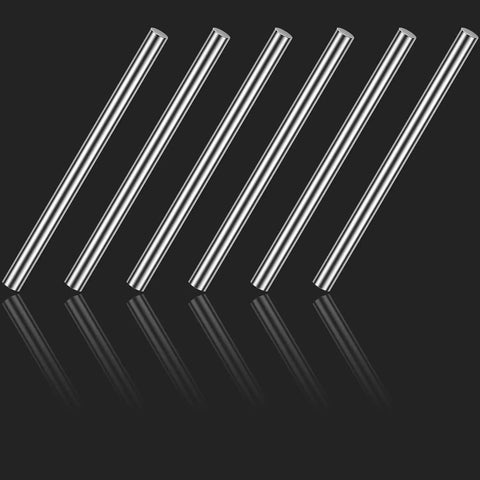Sturdy 8.0mm By 100mm Stainless Steel Rods Set Of 6 For DIY Crafting And Model Making 304 Solid Shaft Lathe Bar Stock Ideal For Makers And Handle Pins