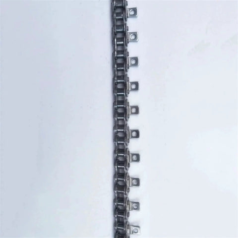 Stainless Steel Short Pitch Plate Conveyor Drive Roller Chain With A1 A2 Attachments 1.5 Meter Length