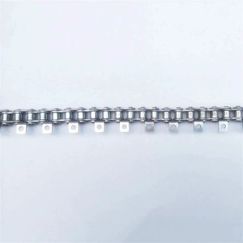 Stainless Steel Short Pitch Plate Conveyor Drive Roller Chain With A1 A2 Attachments 1.5 Meter Length Mingping Brand