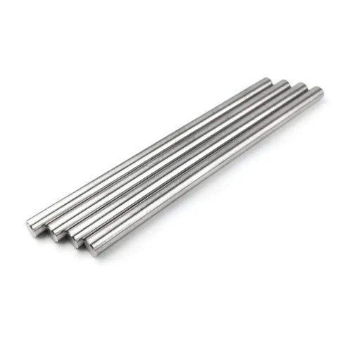 Stainless Steel 8x150mm Round Rods And Shelf Pins Four Pack Dowel Pins For Cabinet Furniture DIY Shelving Hardware Smooth Chamfered Edges