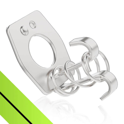 Replace a broken water heater door latch quickly with a lightweight, durable stainless steel cam lock fastener; this 2-pack