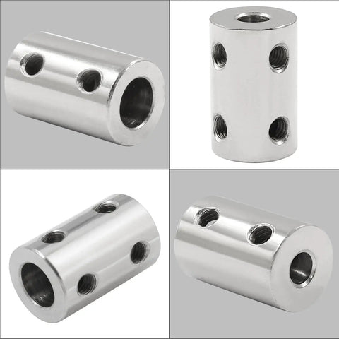 Two Piece Stainless Steel Shaft Couplings 5 Mm To 8 Mm Bore For 3D Printers Two Pack Rigid Couplers for torque transfer