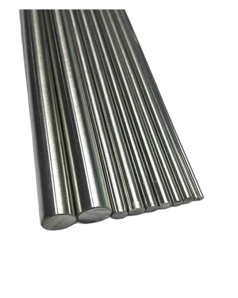 304 Stainless Steel Shaft Rod 8mm 10mm Linear Ground Bar for Milling Drilling and Turning, close-up of various diameters