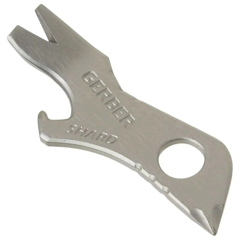 Shard 7 In 1 Keychain Multitool With Bottle Opener And Screwdriver, Lightweight Stainless Steel EDC Tool, Titanium Nitride Coating
