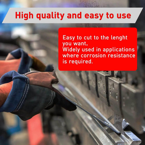 Technician using 304 Stainless Steel Shim Stock Roll 50 Inch Long 6 Inch Wide 0.008 Inch Thick Full Hard Temper for precise gap filling.