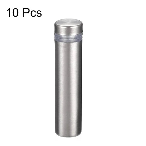 Half Inch Diameter Two Inch Stainless Steel Standoff Screws For Wall Mount Sign Holders Elevating Acrylic Signage Ten Pieces Includes