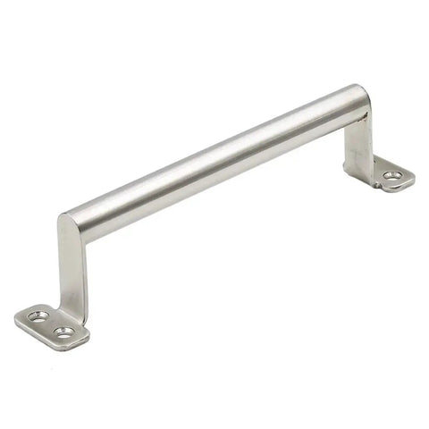 Sliding Door Handle Set Stainless Steel 7.5 Inch Total Length With 6.8 Inch Hole Center Barn Door Pulls For Cabinets Drawers Windows Closets French And Pocket Doors Silver Pack Of 2 shown from the side