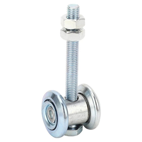 Sliding Door Track Roller Wheel With Stainless Steel Bearing Galvanized Rustproof Low Drag For Garage Doors