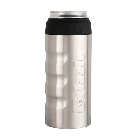 Grip Slim Can Cooler For 12 Oz Slim Energy And Seltzer Cans Vacuum Insulated Stainless Steel Double Walled Reusable Durable