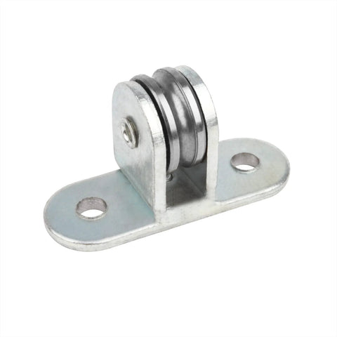 8 Pcs 3/4" Small Pulley Block,Single Bearing Silent for 1/8" Cord,Max Load 132 lb heavy duty stainless pulley wheel for lifting