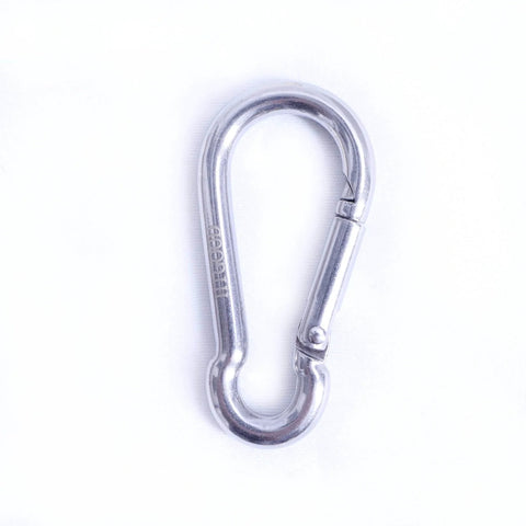 Single 2.4 Inch 304 Stainless Steel Spring Snap Hook Heavy Duty 264 Pound Load Capacity Quick Release Clip for Gear Tools