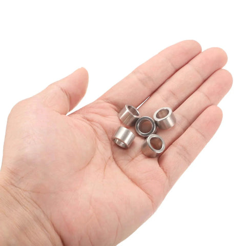Holding 12 Pieces Stainless Steel Spacer Set 8.2mm Bore 12mm Outer Diameter 8mm Length, Plain Finish, M8 Screws Bolts Rods Universal Assembly