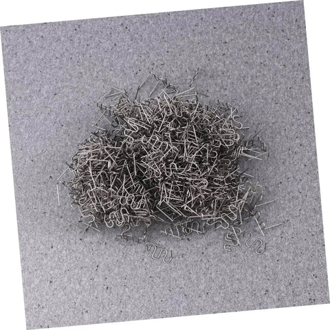 Stainless steel staples from 500 Pcs Auto Body Welding Kit With Plastic Welding Rods And Automatic Stapler Welding Wave Tool