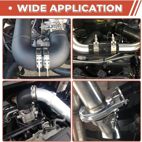 Stainless Steel T Bolt Tube Clamps Heavy Duty Hose Clip For Water Line Connections Premium Corrosion Resistant Clamp For Home And Industrial Plumbing Applications 36 To 39mm Size With Adjustable Clamp Range 17 To 51mm White Finish in various installations.