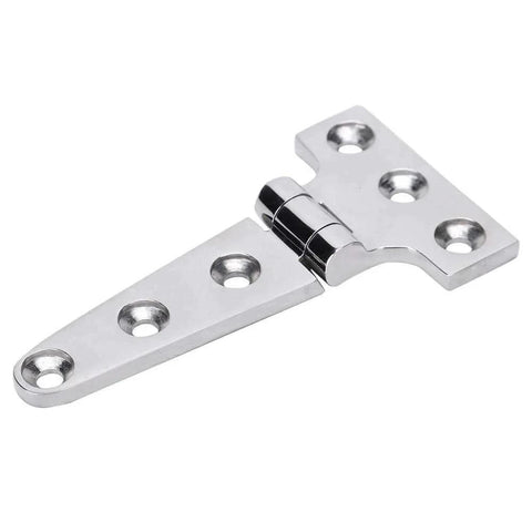 316 Stainless Steel T Hinge Resistance Mirror Polished Three Sizes For Cabinet Doors Garden Gates Boats And Yachts Durable Marine Grade Hardware