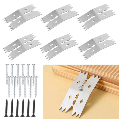 Stainless Steel Workholding Dogs Set for Router Sled and CNC Hold Down 6 Piece Multi Surface Anchoring Kit with T Bolt Nail and Screw Options