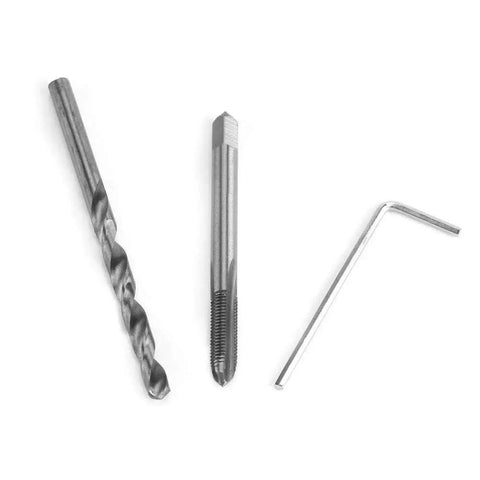 Stainless 35 Piece Thread Repair Kit M6 X 1mm Insert Set For Auto Repairs And Quick Fixes, showing tap, drill, and L-shaped tool
