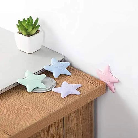 Self-Adhesive Silicone Door Handle Bumpers protect walls, absorb shocks, and quiet door impacts with no tools required