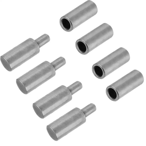 8 pieces of 20-Pack Weldable Barrel Hinges Built Tough Two And Three Eighths Inch By One Half Inch Heavy Duty Steel Weld On Bullet Door Hinges