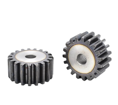 2M Bevel Gear Pinion 12 To 27 Teeth Steel Transmission Gear Mod 2 High Frequency Quenched Teeth 20mm Bore 1 Piece displayed