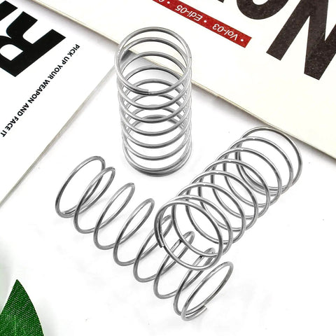 10 Pack Compression Springs Steel Coil Extension Springs With 0.047 Inch Wire Diameter 50mm Long 20mm Outer Diameter