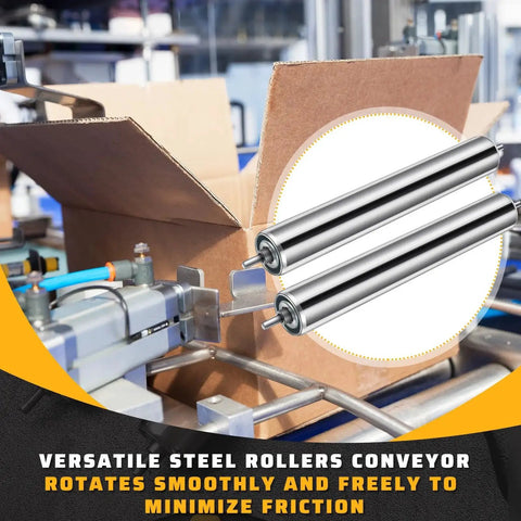 Galvanized Steel Conveyor Rollers For Roller Stands By Tandefio 10 Inch Length And 1.5 Inch Diameter in manufacturing setup