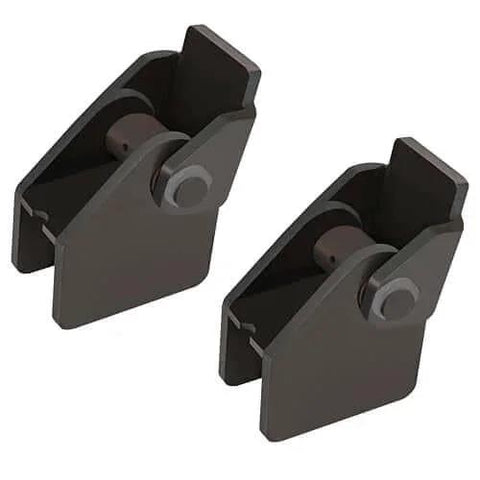 Two Pack Heavy Duty Steel Dump Truck Trailer Hinges Compatible With Two Inch Rectangular Tube Up To Six Inch Or Wider Durable Rust
