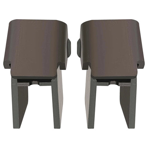 Two Pack Heavy Duty Steel Dump Truck Trailer Hinges Compatible With Two Inch Rectangular Tube Up To Six Inch Or Wider
