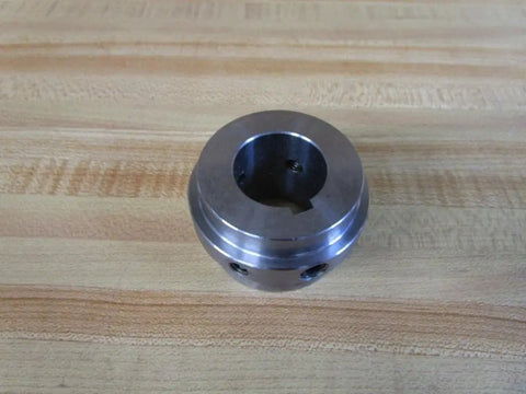 1/1250 Inch Bore 2 Inch Outer Diameter Flanged Bore Hub With Keyway And Set Screws, Steel, 6600 RPM, Built Tough Heavy Duty Industrial Grade Coupling Hub, Part 7300255