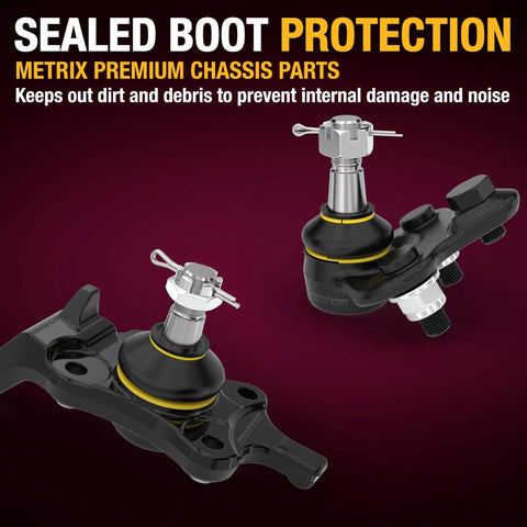 Beefy Front Lower Ball Joint Kit For Mercedes Benz E Class And SL Models From The 1990s with sealed boot protection